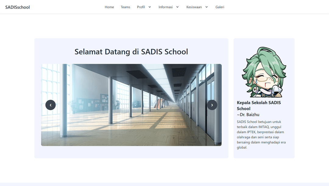 School Administration System Website